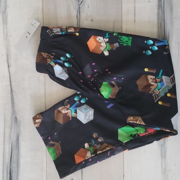 NWT Boys Minecraft Pajamas size 6 - Picture 5 of 5